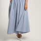 Millie Pinstripe Maxi Skirt In Blue
