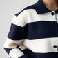 Millie Rugby Top In Navy & Cream