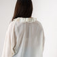 Millie Sheer Ruffle Blouse In Cream