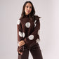 Millie Spotted Jumper In Coffee