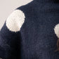 Millie Spotted Jumper In Navy
