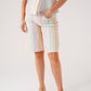 Millie Stripe Shorts In Pastel Mix