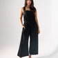 Millie Wide Leg Jumpsuit In Black