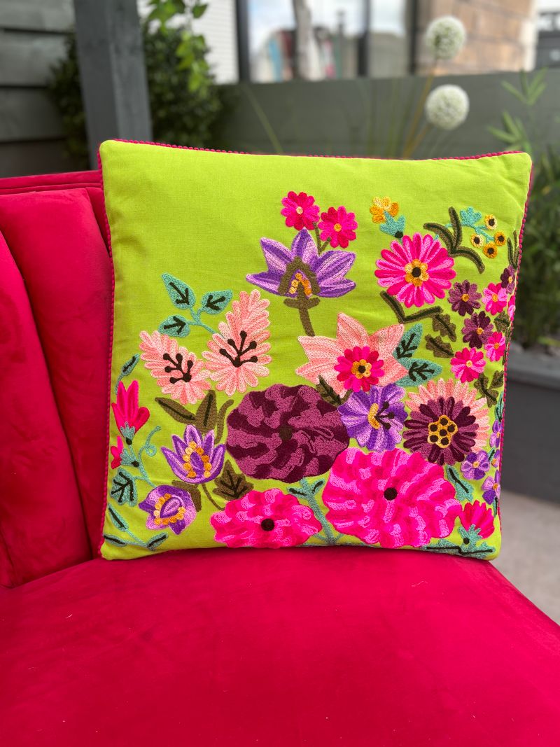 Ibiza Cushion In Lime