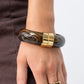 Olive Chunky Bangle In Taupe