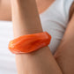 Olive Resin Bangle In Orange