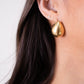 Olive Teardrop Earring In Gold