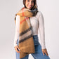 Orla Check Scarf In Beige Mix