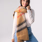 Orla Check Scarf In Beige Mix