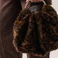 Orla Faux Fur Bag In Leopard Print