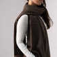 Orla Luxe Tassel Scarf In Coffee