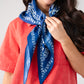 Orla Paisley Print Neck Scarf In Blue
