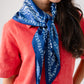 Orla Paisley Print Neck Scarf In Blue