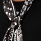 Orla Polka Dot Neck Scarf In Monochrome