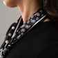 Orla Polka Dot Neck Scarf In Monochrome
