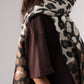 Orla Printed Wide Scarf In Leopard