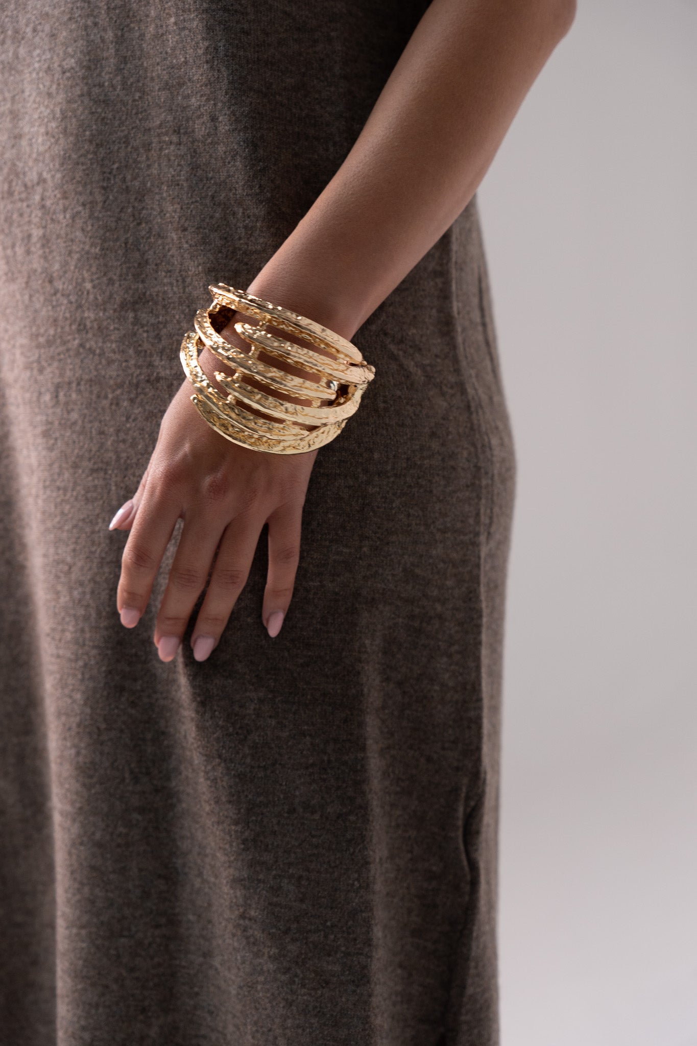 Orla Stacked Bangle In Gold
