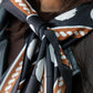 Orla Spotted Neck Scarf In Black