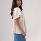 Paige Batwing Sleeve Top In Neutral