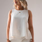 Paige Asymmetric Hem Top In Neutral