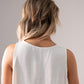 Paige Asymmetric Hem Top In Neutral