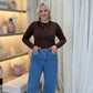 Willow Long Sleeve Top In Coffee