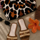 Love Laura Sliders In Tan