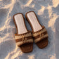 Love Laura Sliders In Tan