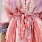 Polly Balloon Sleeve Dress In Pink Print