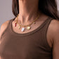 Polly Charm Necklace In Gold