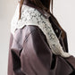 Polly Crochet Scarf In Cream