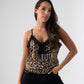 Polly Embellished Cami In Leopard Print