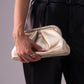 Polly Embellished Pouch Bag In Champagne