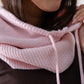 Polly Knit Hood In Rose Pink