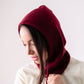 Polly Knit Hood In Wine