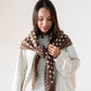 Polly Polka Dot Scarf In Chocolate