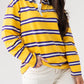 Polly Rugby Top In Yellow Mix