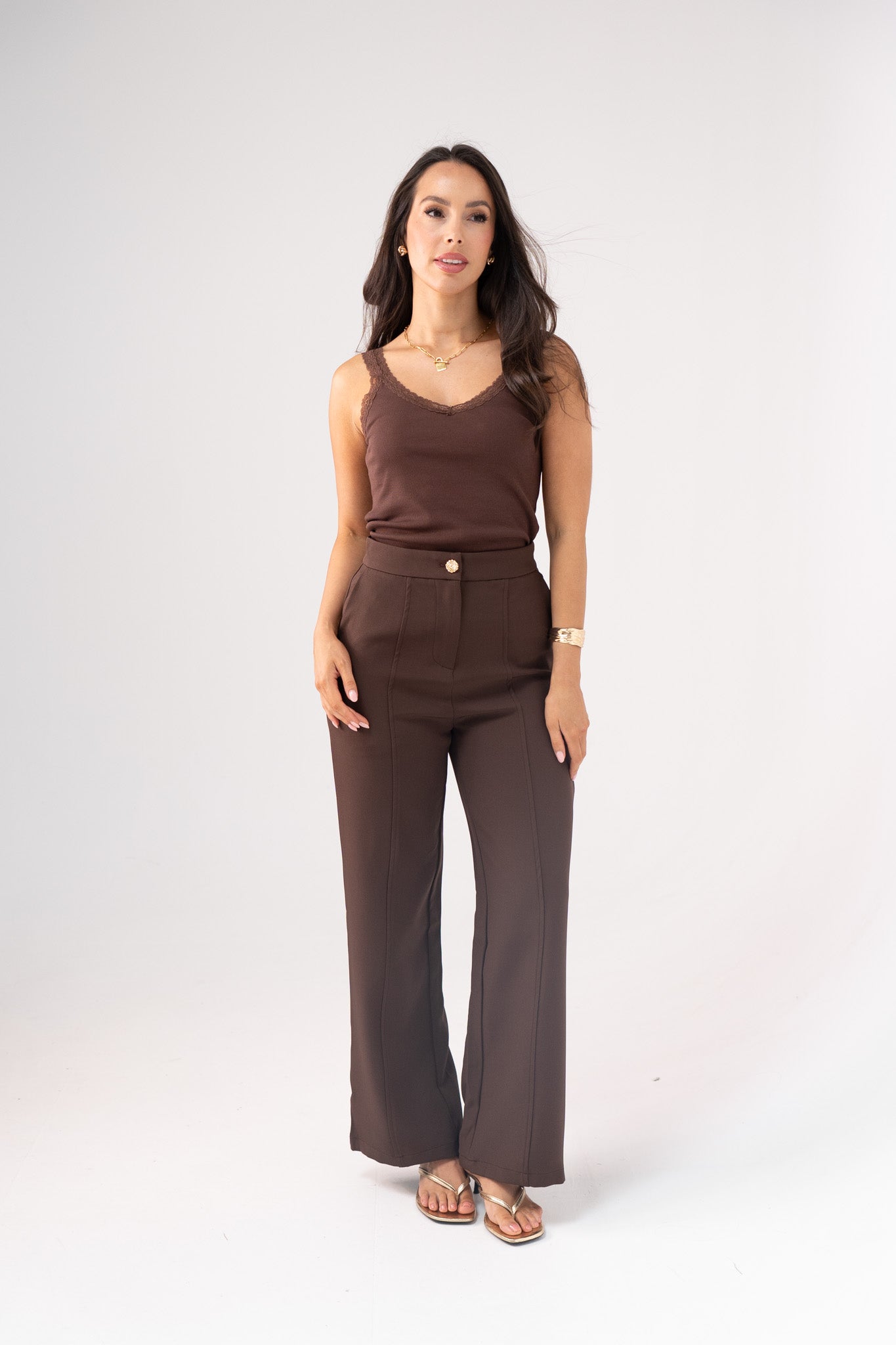 Polly Trousers In Chocolate