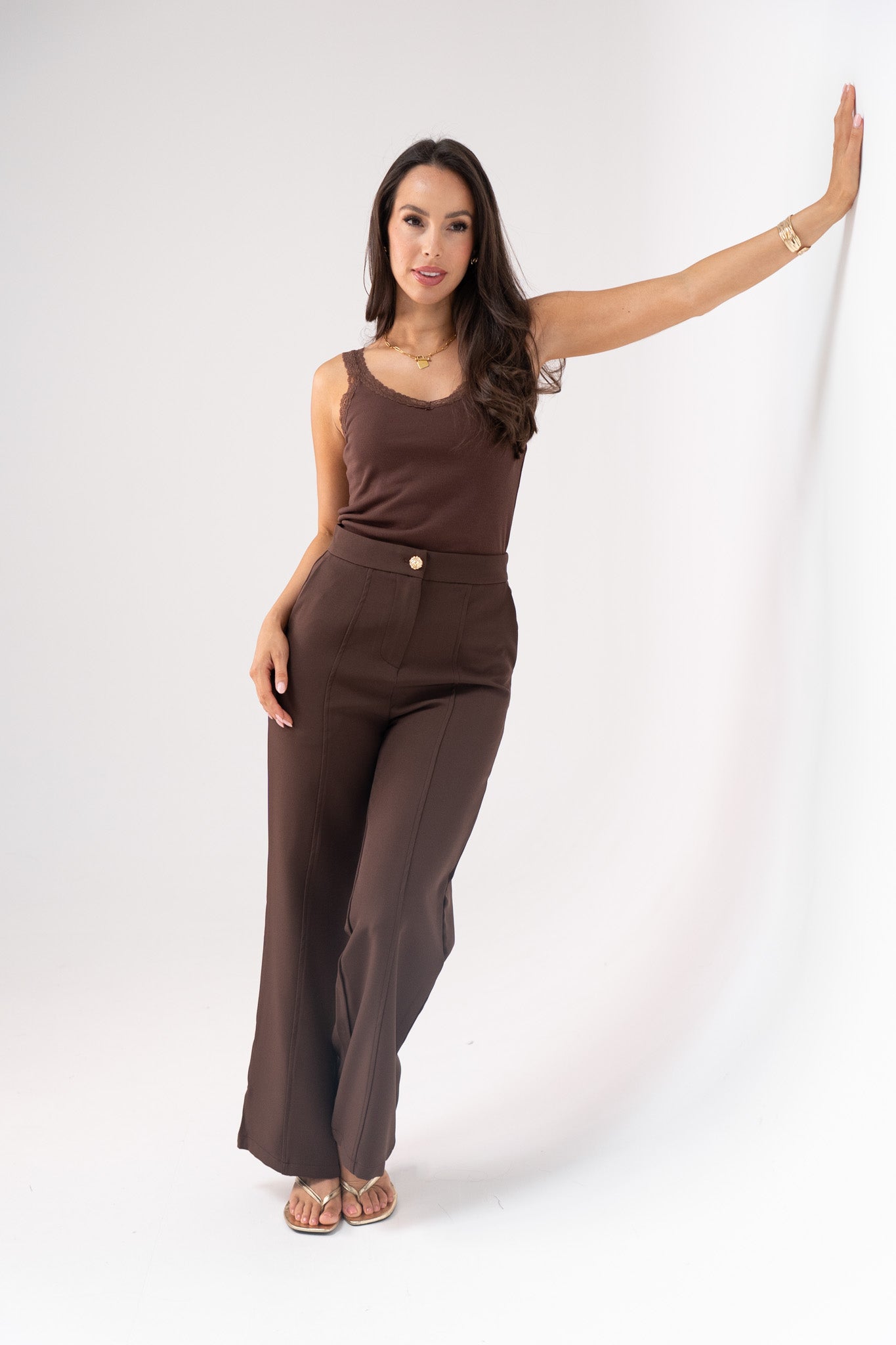 Polly Trousers In Chocolate