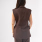 Polly Waistcoat In Chocolate