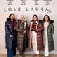 Love Laura Puffa Coat In Cream