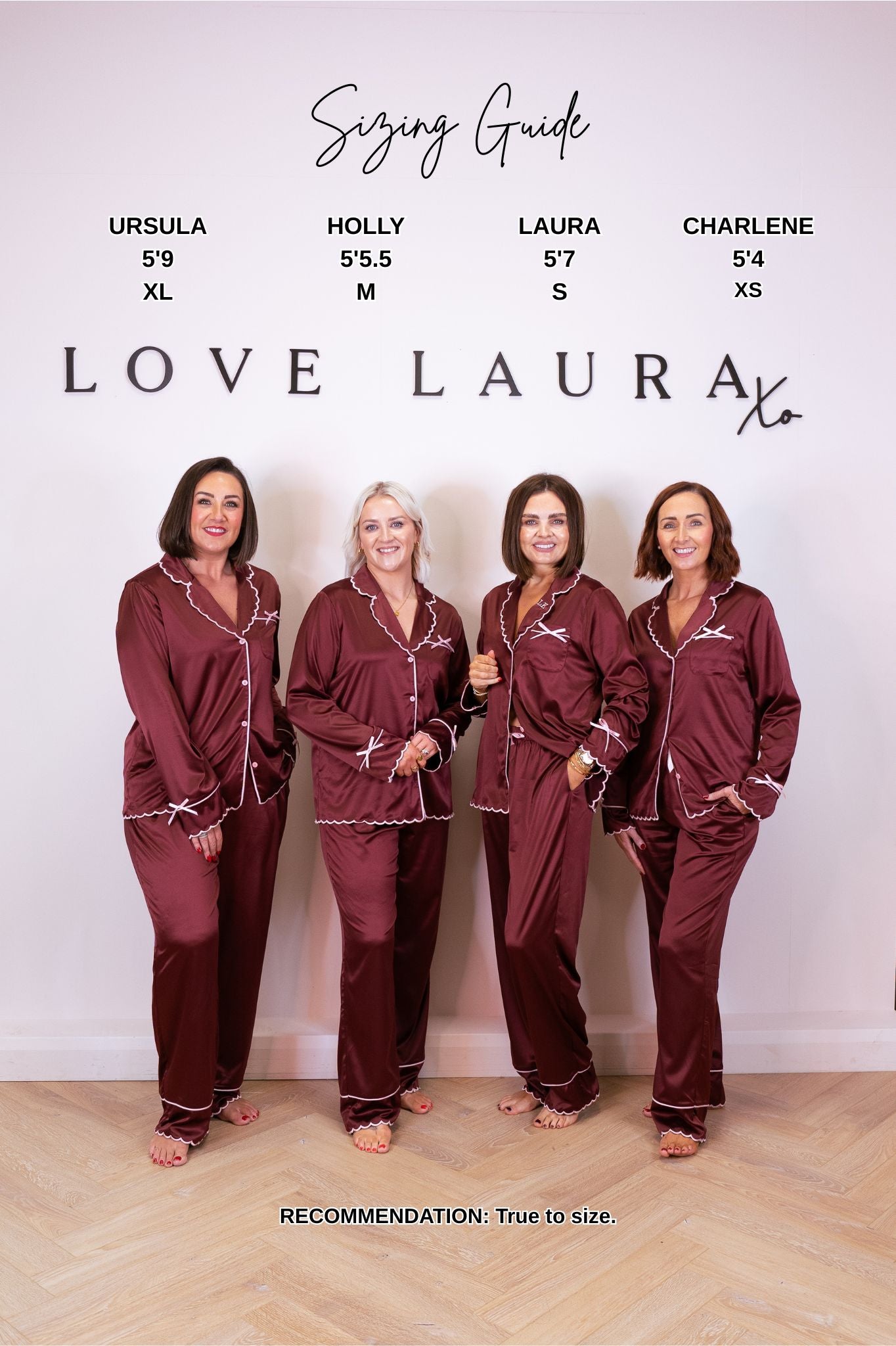 Love Laura Trim Pyjamas In Pink