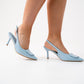 Sadie Slingback Heel In Blue