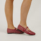 Sadie Embellished Flats In Red