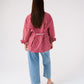 Love Laura Stripe Shirt In Red