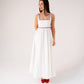Love Laura Heart Embroidered Dress In White