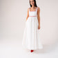 Love Laura Heart Embroidered Dress In White