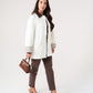 Taylor Contrast Collar Jacket In Cream
