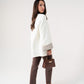 Taylor Contrast Collar Jacket In Cream