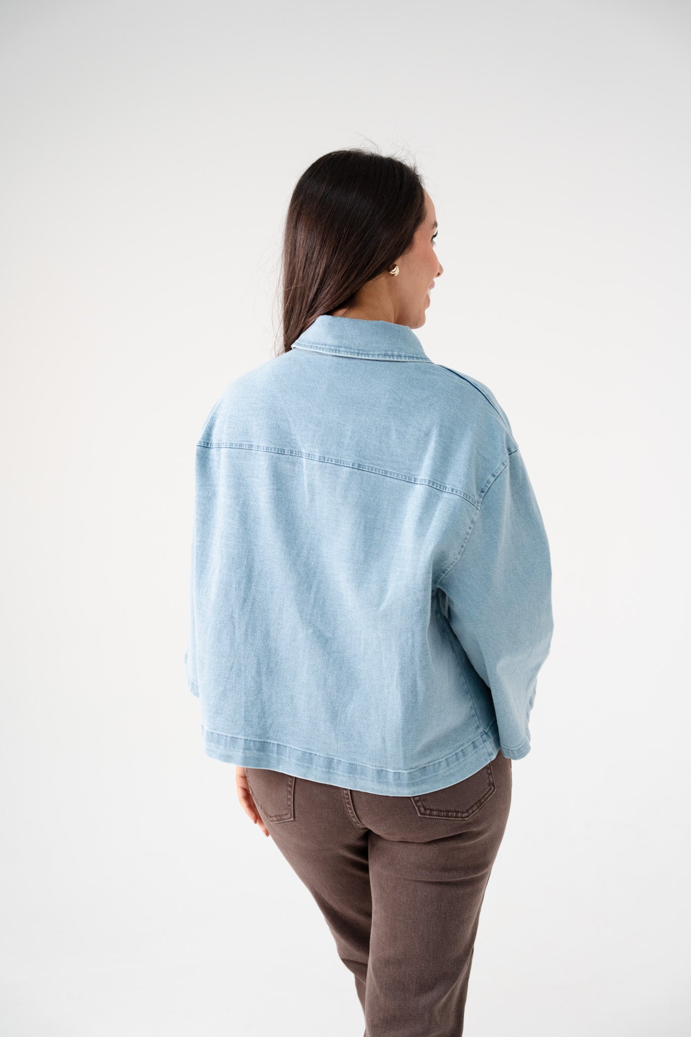 Taylor Denim Shirt In Light Wash